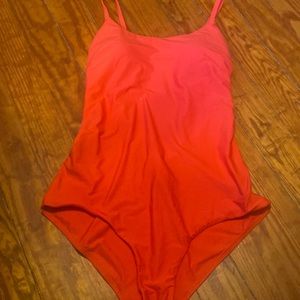 Lululemon red bathing suit